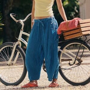 Free People Quinn striped pants Large